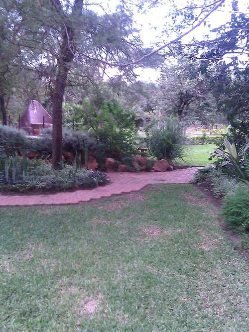 Area around the pyramid